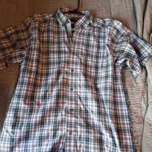 Ariat Men's Multicolor Plaid Button Down Shirt